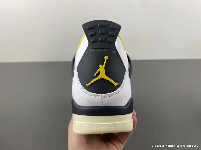 Official Maikesneakers Vivid WNNS 4 Jordan Air AQ9129-101 Sulfur 0329
